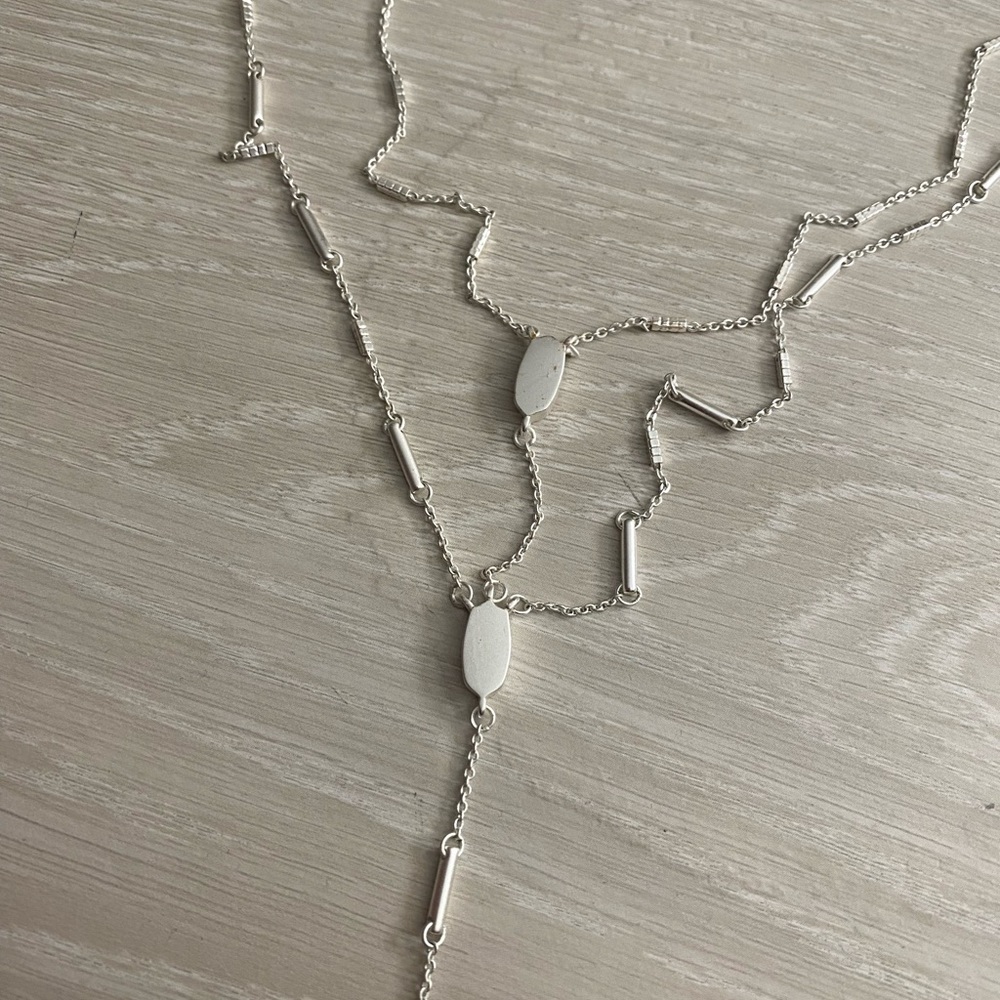 Silver Kendra Scott Necklace